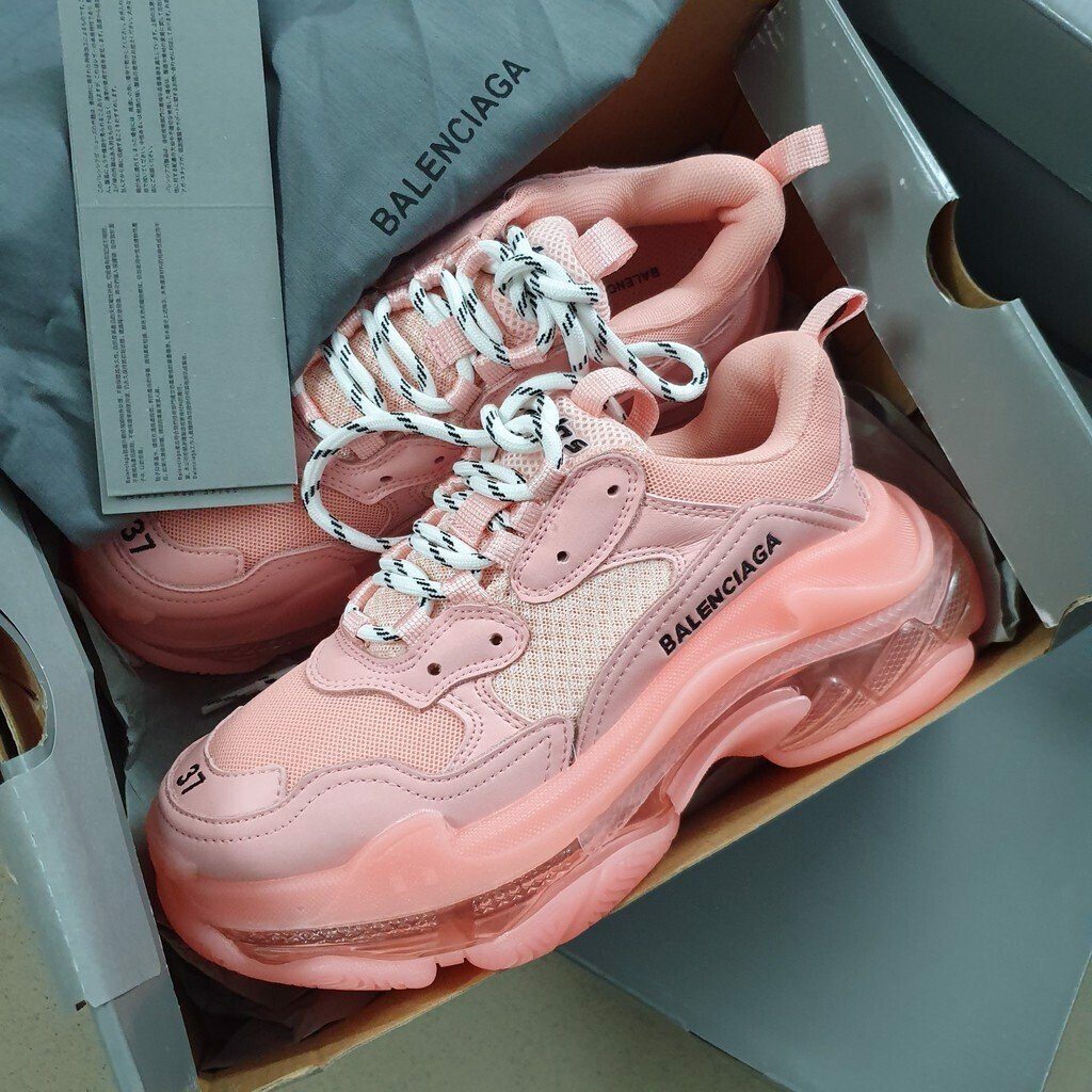Triple S Trainer Clear Sole  Pink  Hionidis Mankind