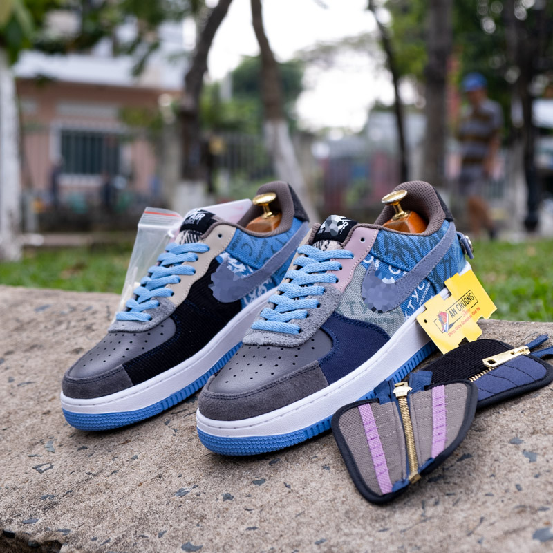 Chi tiết giày Nike Air Force 1 low Travis Scott
