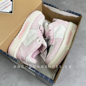 Sneaker MLB Chunky Liner Mid Classic Monogram NY Pink