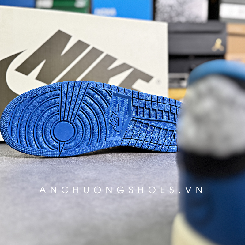 Nike Jordan 1 Low Travis Scott x Fragment Military Blue