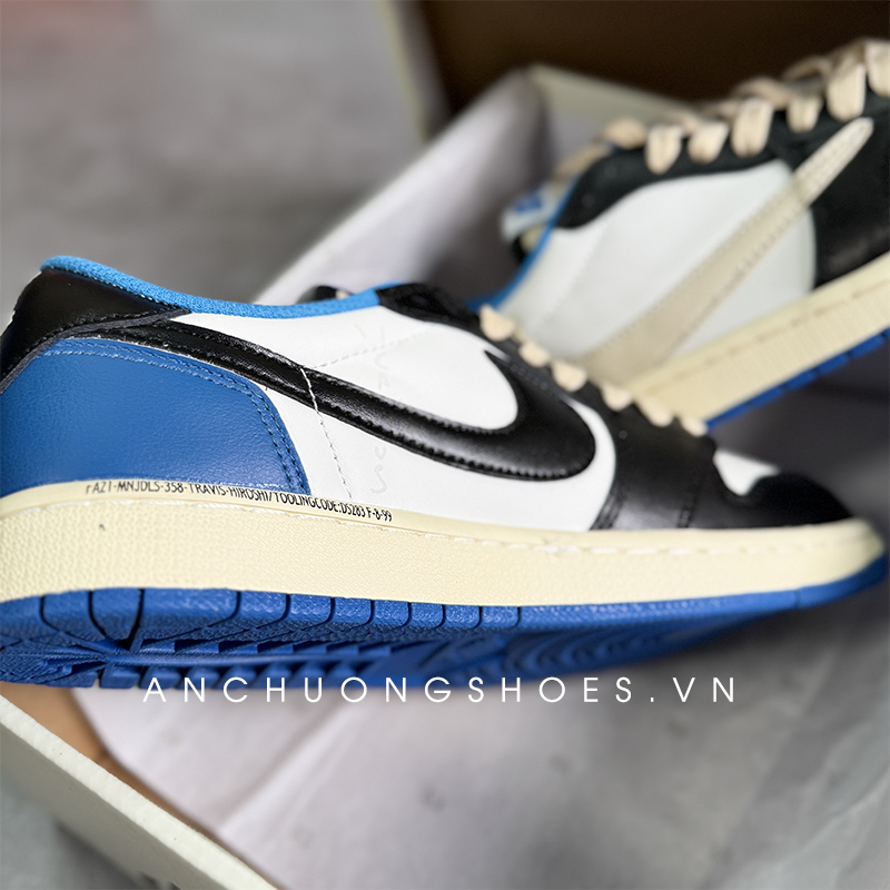 Nike Jordan 1 Low Travis Scott x Fragment Military Blue