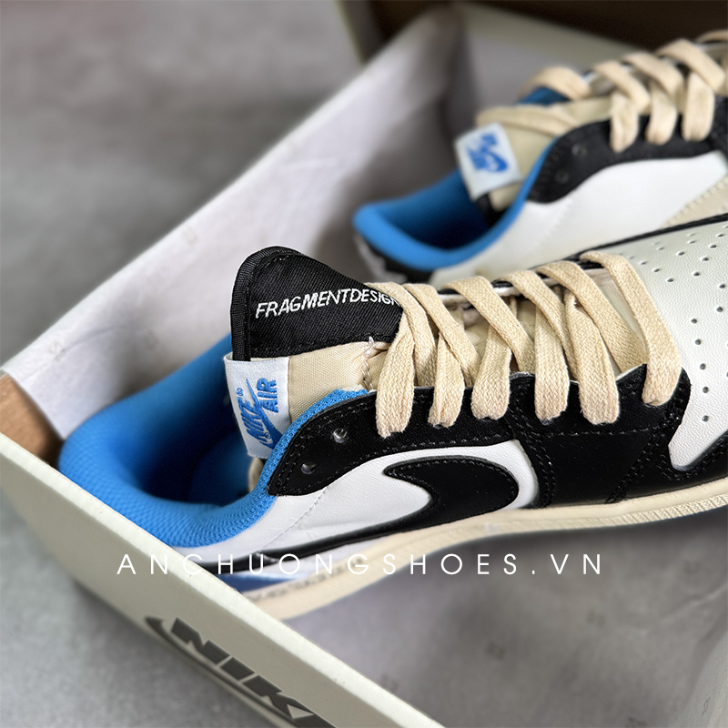 Nike Jordan 1 Low Travis Scott x Fragment Military Blue